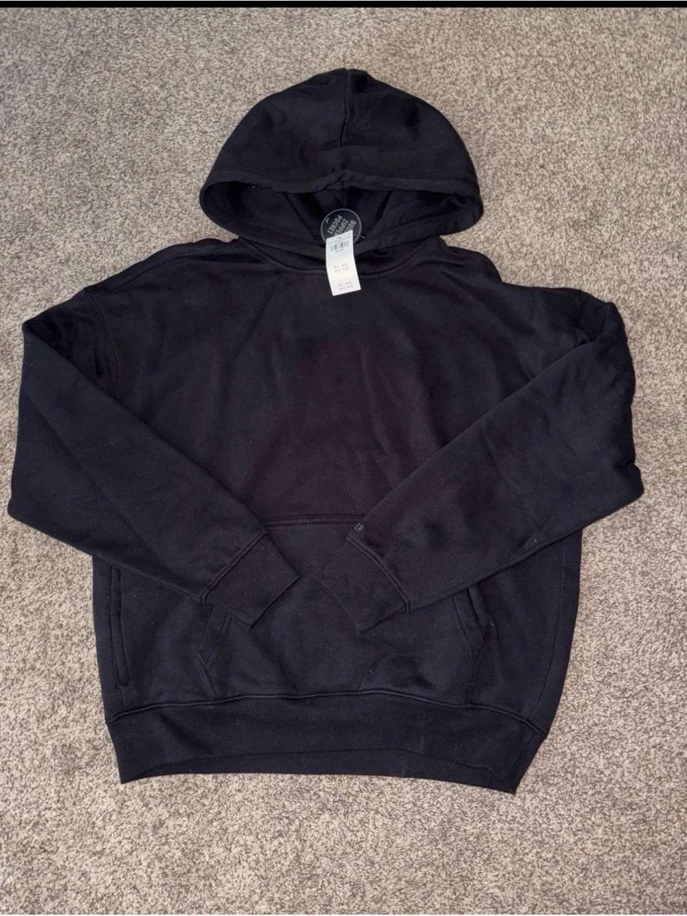 NWT- Hollister Black Men's Pullover Hoodie
